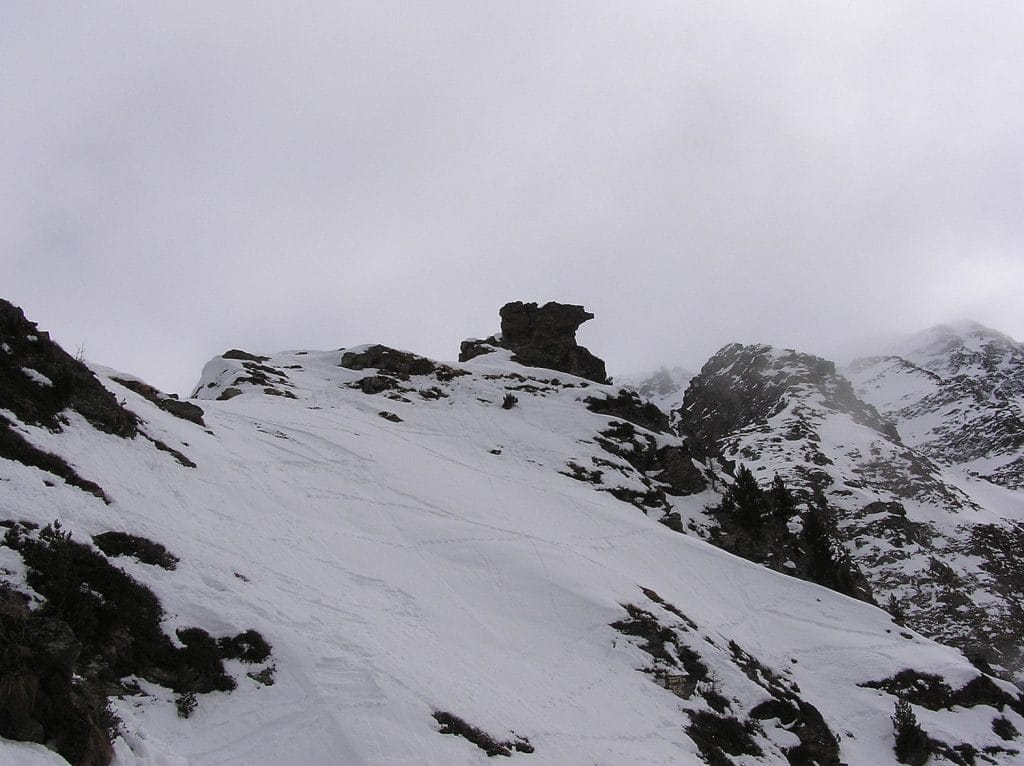 Sommet du Bec de Corbeau, en Valais